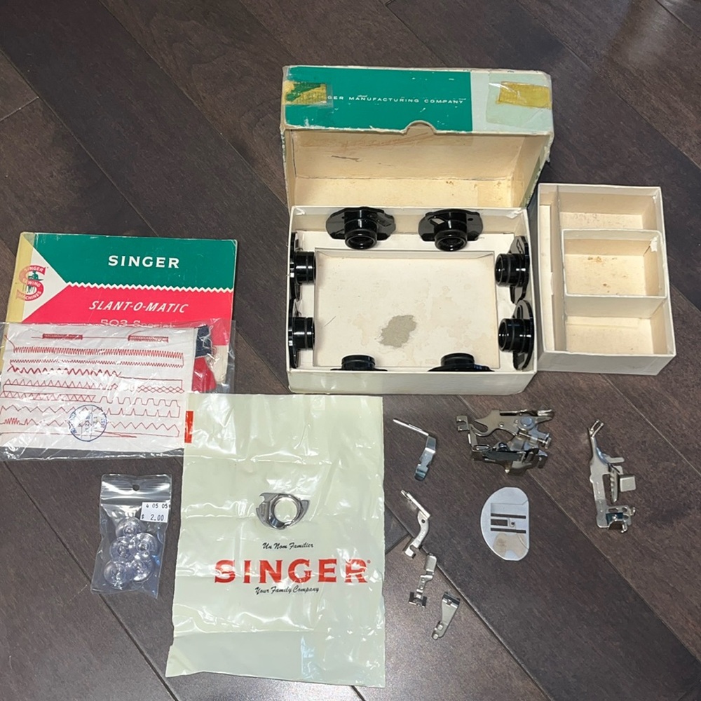 Singer Slant-O-Matic 503 Special attachments kit